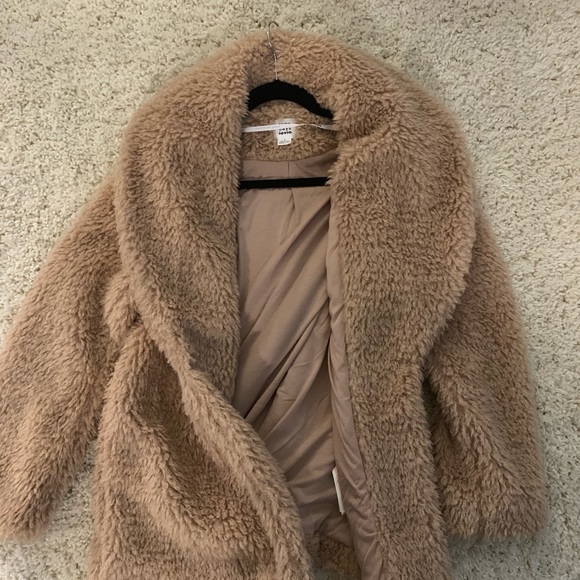 Teddy Bear Light Pink/Nude Coat - Picture 3 of 4